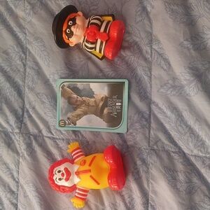 McDonald's Ronald, Hamburglar Figures & The Last Airbender Card Set of 3